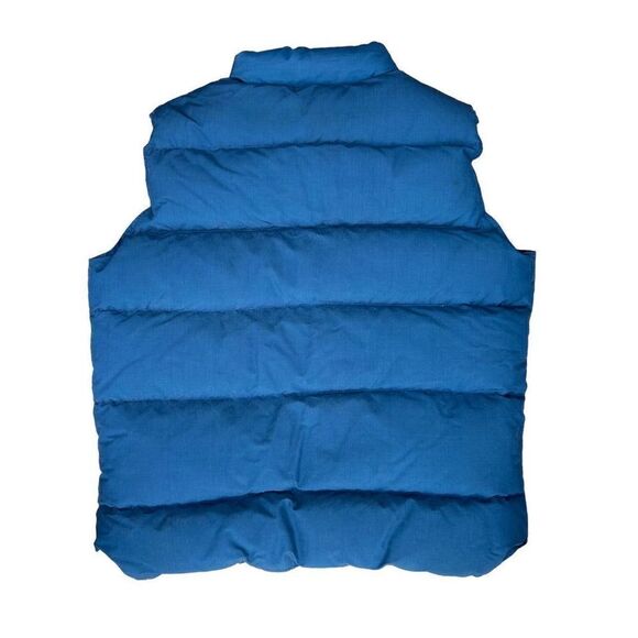 L.L. Bean Men's XL Blue Goose Down Puffer Trail Vest Snap Vintage Casual vintage - Picture 2 of 4